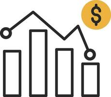 evaluación comparativa vector icono diseño