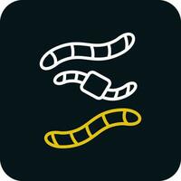 Worm Vector Icon Design