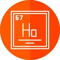 Holmium Vector Icon Design