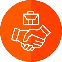 Business partnership Vector Icon Design