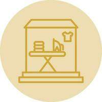 Laundry shop Vector Icon Design