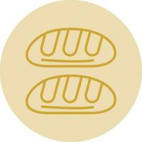 Bread Vector Icon Design