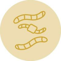 Worm Vector Icon Design