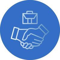 Business partnership Vector Icon Design