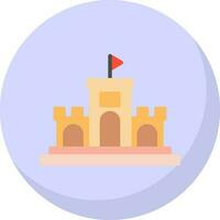 Sand castle Vector Icon Design