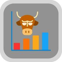 Bull market Vector Icon Design