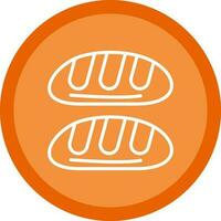 Bread Vector Icon Design