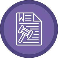 Legal document Vector Icon Design