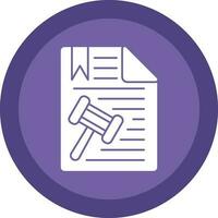 Legal document Vector Icon Design