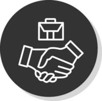 Business partnership Vector Icon Design