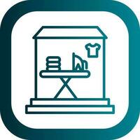 Laundry shop Vector Icon Design