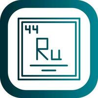 Ruthenium Vector Icon Design