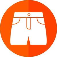 diseño de icono de vector de pantalones cortos