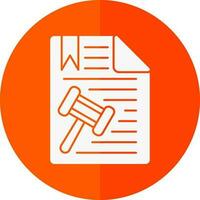 Legal document Vector Icon Design