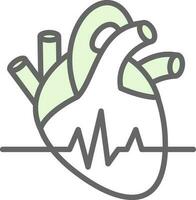Heart rate Vector Icon Design