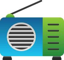 diseño de icono de vector de radio