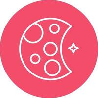 Moon Vector Icon Design