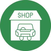 Car shop Vector Icon Design