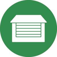 Garage Vector Icon Design