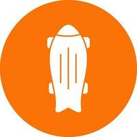 Skateboard Vector Icon Design