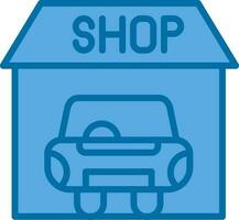 Car shop Vector Icon Design