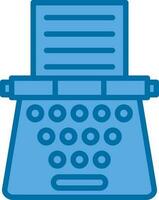 Typewriter Vector Icon Design