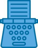 Typewriter Vector Icon Design