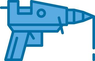 Hot glue gun Vector Icon Design