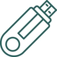 USB Vector Icon Design