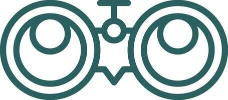 Binocular Vector Icon Design