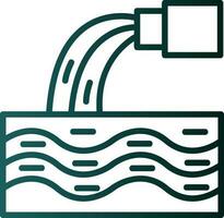 Waste water Vector Icon Design