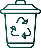 Recycle bin Vector Icon Design