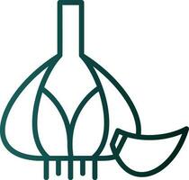 Garlic Vector Icon Design