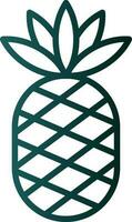 Pineapple Vector Icon Design