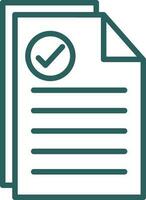 Document Vector Icon Design