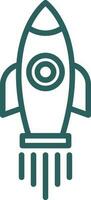 Rocket Vector Icon Design
