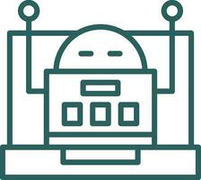 Robot Vector Icon Design
