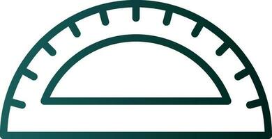Protractor Vector Icon Design
