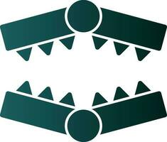 Bear trap Vector Icon Design
