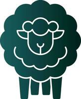 Sheep Vector Icon Design