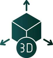 diseño de icono de vector de modelo 3d