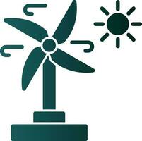 Wind energy Vector Icon Design