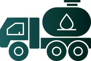 Tanker truck Vector Icon Design