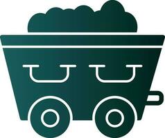 Trolley Vector Icon Design