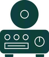 CD player Vector Icon Design