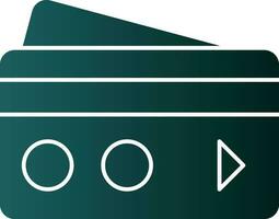 Debit card Vector Icon Design