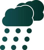 Snowing Vector Icon Design