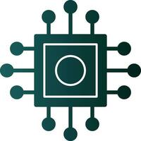Cpu Vector Icon Design