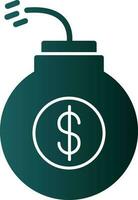 Debt Vector Icon Design