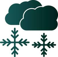 nevando vector icono diseño